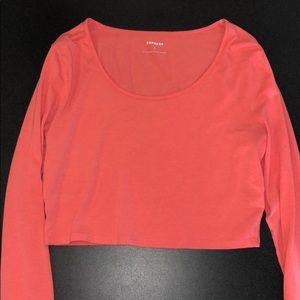 Long sleeve crop top